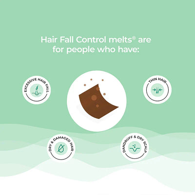 Wellbeing Nutrition Melts Hair Fall Control Oral Strips - Tropical Strawberry, 30 Strips - Image 5