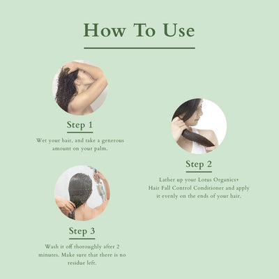 Lotus Organic Hair Fall Control Conditioner - 150ml - Image 6