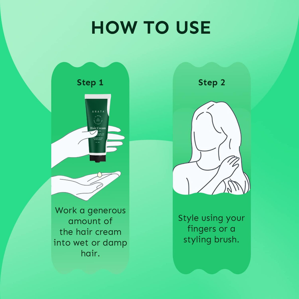 Arata Hair Cream Styling - 50 ml - Image 6