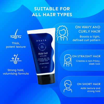 Arata Natural Hair Gel Styling - 150 ml - Image 3