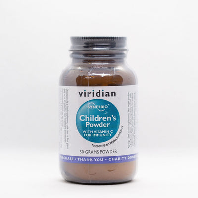 Viridian Synbiotic Children's Powder - Gut Health Probiotics - 100g