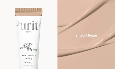 PURITO Wonder Releaf Centella BB Cream #21 Light Beige [30ml