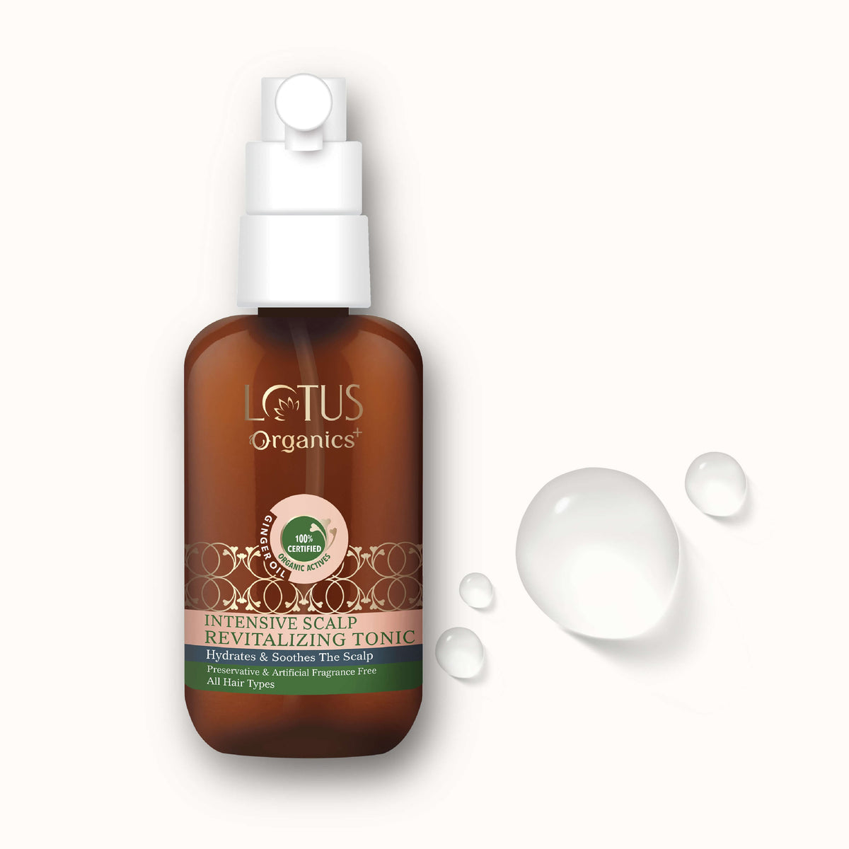 Lotus Organic Intensive Scalp Revitalizing Tonic - 100ml - Image 2