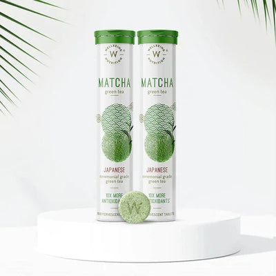 Wellbeing Nutrition Matcha Green Tea Pack - Functional Drink, Pack of 2