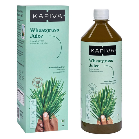 Kapiva Wheatgrass Juice + Kapiva get Slim Juice (COMBO)