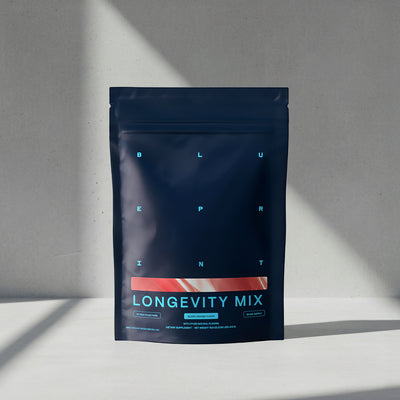 Blueprint Longevity Mix - Blood Orange - Functional Drink Powder, 30 Servings