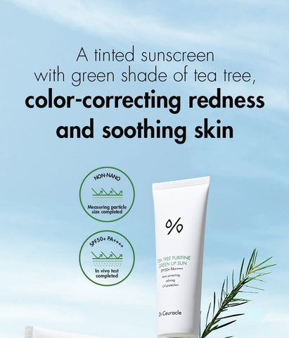 Dr.Ceuracle Tea Tree Purifine Green Up Sun 50Ml
