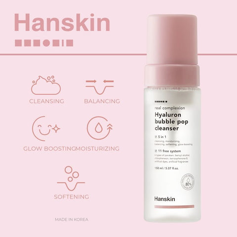 Hanskin Hyaluron Bubble Pop Cleanser 150ML