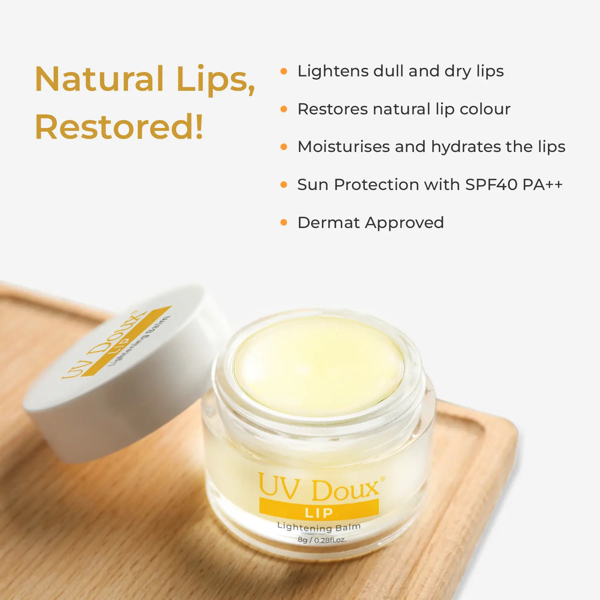 Brinton UV DOUX Lip Lightening Balm, 8g - Image 2