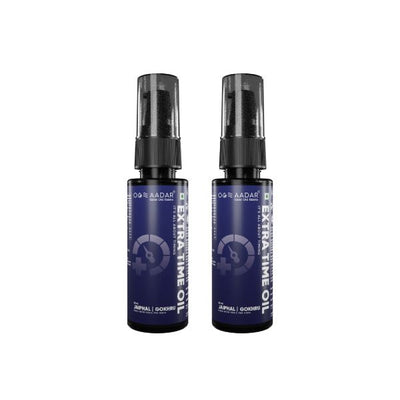 AADAR EXTRA TIME Oil | builds performance time & pleasure Improves overall strength| Jaiphal Gokhru | 30 ml (Pack of 2)