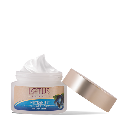 Lotus Herbal Nutranite Skin Renewal Nutritive Night Cream - 50 Gm