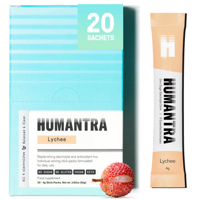 Humantra Electrolyte Lychee flavour 70g