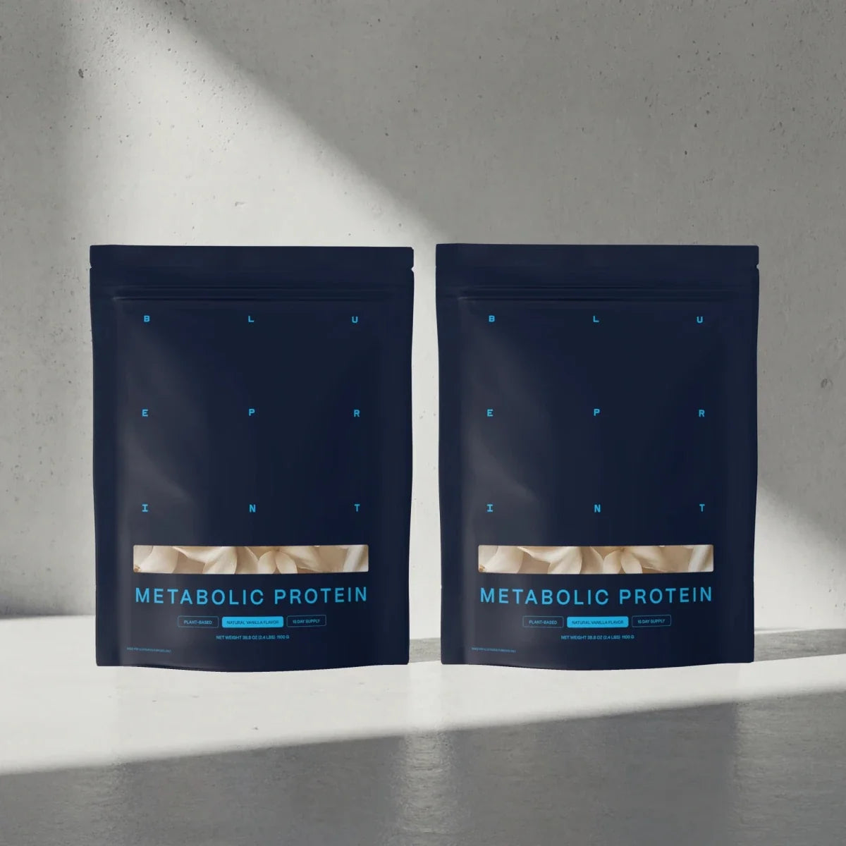 Blueprint Metabolic Protein Powder - Plant-based, 30g Protein with Omega-3s & Fiber - 800g