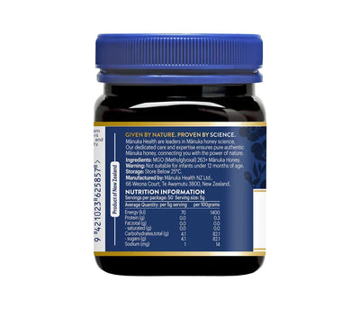 Manuka Health MGO 263+ Manuka Honey - 100% Pure New Zealand Honey, 250g - Image 2