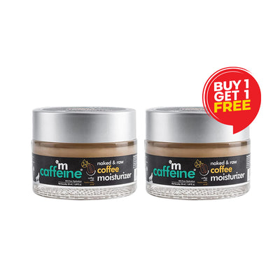 mCaffeine Naked & Raw Cappuccino Coffee Face Moisturizer Buy One Get One