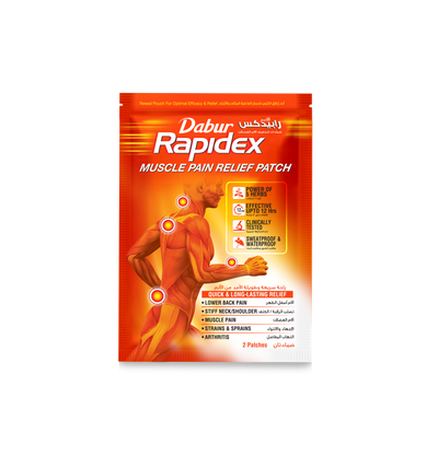 Dabur Rapidex Pain Relief Patches, 2pcs - Condition Support