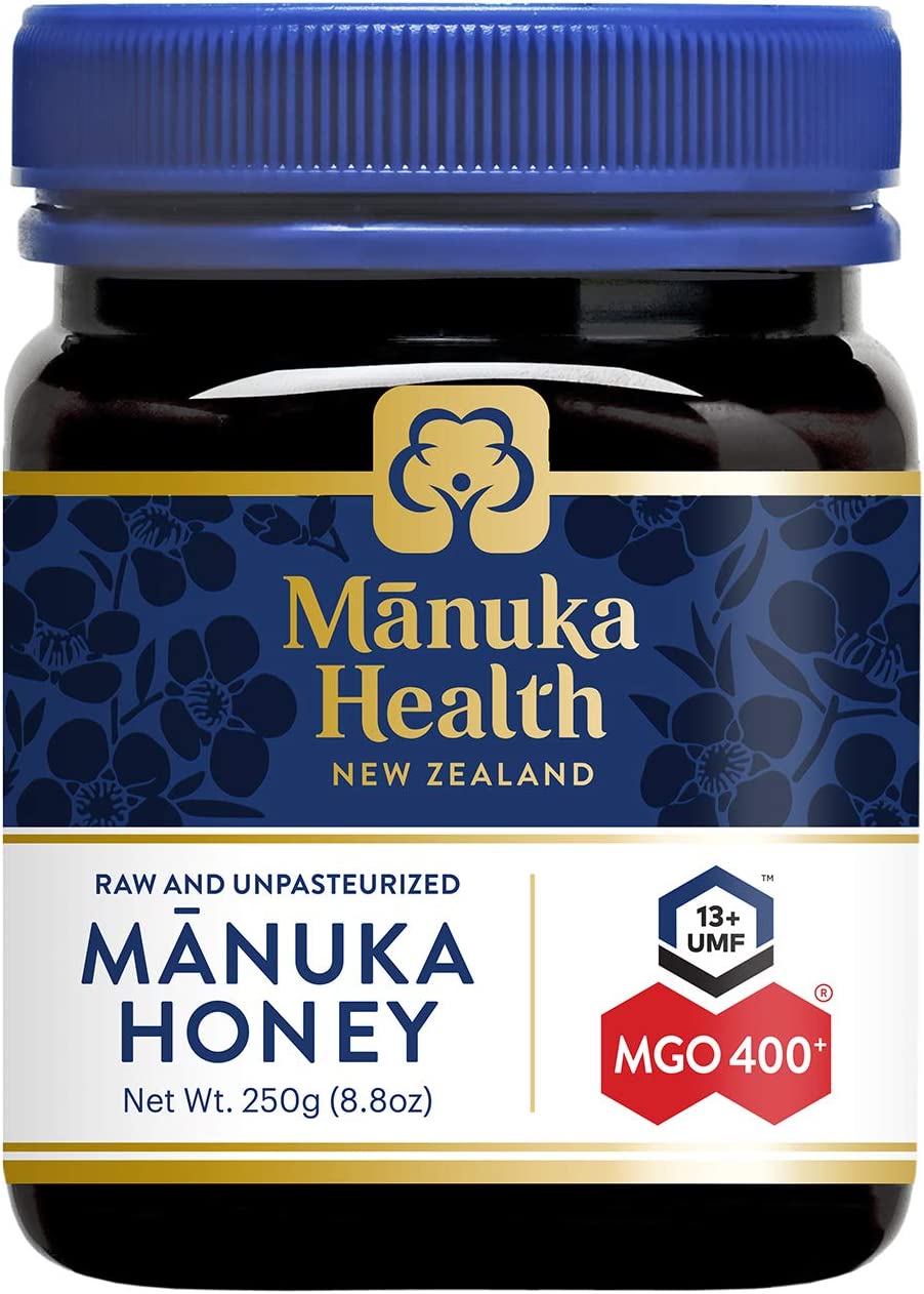 MANUKA HEALTH - MGO 400+, UMF 13+ Manuka Honey, 100% Pure New Zealand Honey, 250 g