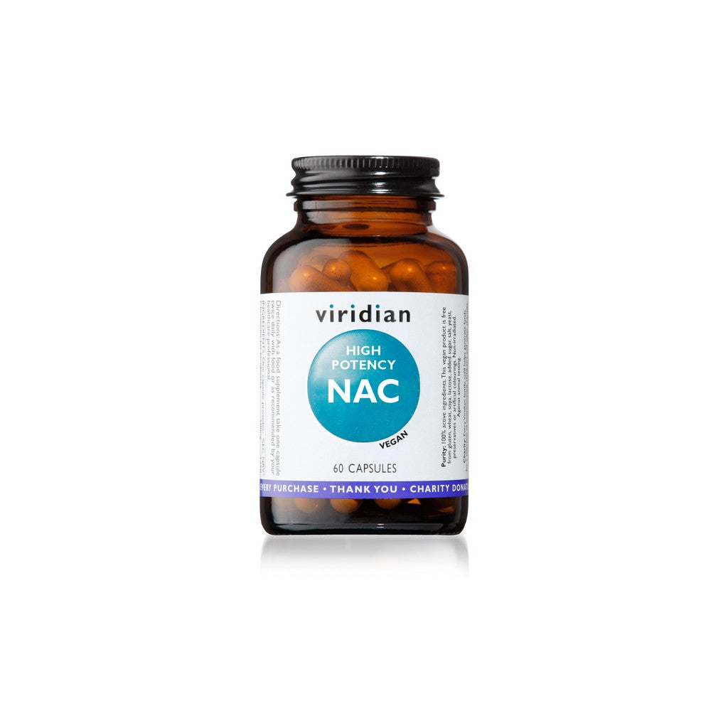 Viridian NAC+ N-Acetyl L-Cysteine & L-Glutamine Capsules - 60 Count