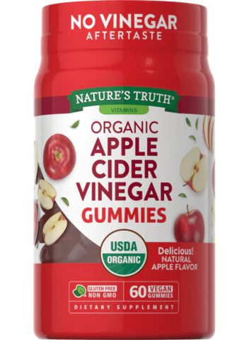 NATURE'S TRUTH  APPLE CIDER VINEGAR | ORGANIC 60 Vegan Gummies