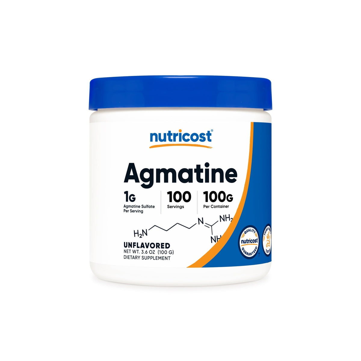 Nutricost Agmatine Powder - Pure Agmatine, 100 Servings