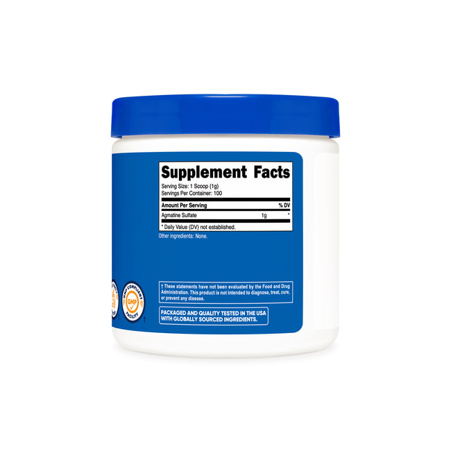 Nutricost Agmatine Powder - Pure Agmatine, 100 Servings - Image 2