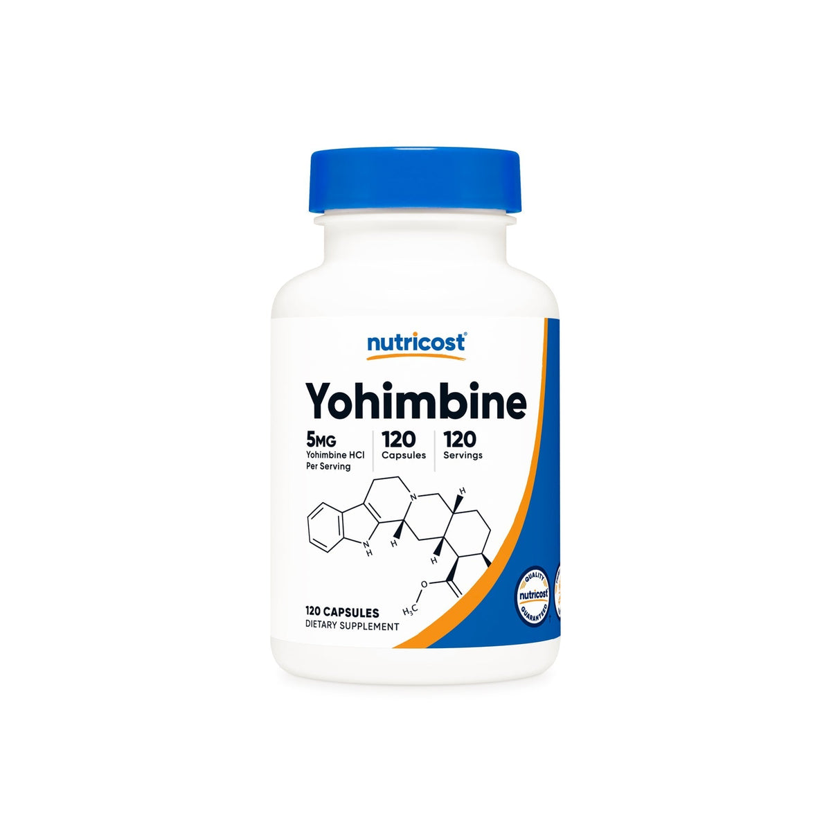 Nutricost Extra Strength Yohimbine HCl Capsules - 5mg, 120 Count