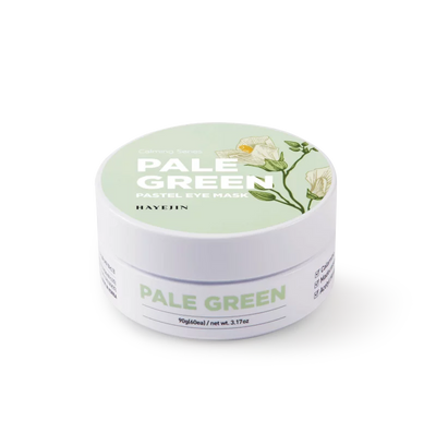 Hayejin Pale Green Pastel Eye Mask - Hydrating Mask & Exfoliator, 90g