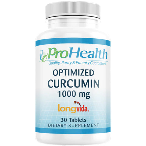 PROHEALTH - OPTIMIZED CURCUMIN LONGVIDA¬Æ 1000MG (30 TABLETS)