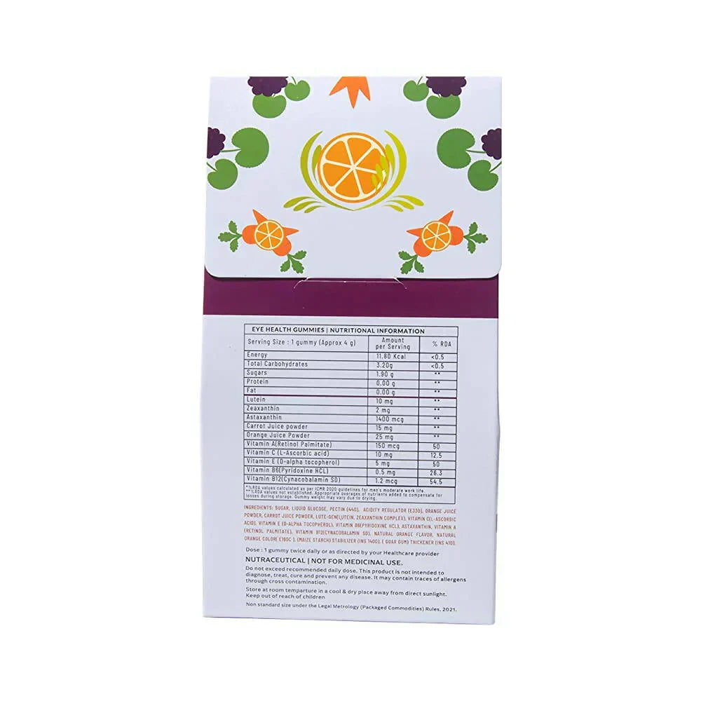 Panchamrit Eye Health Gummies - Vitamins & Minerals, 30 Gummies - Image 2