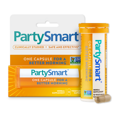 Himalaya Partysmart Natural Supplement - 12 Capsules
