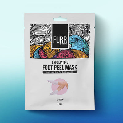Pee Safe Furr Exfloating Foot Peel Mask - Foot Exfoliator Mask