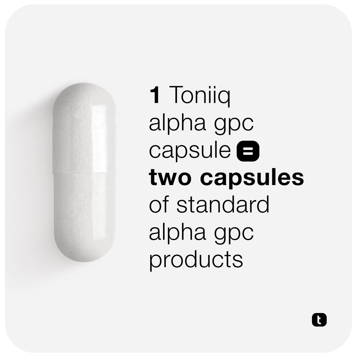 Toniiq Ultra High Purity Alpha GPC Capsules - 120 Count - Image 4