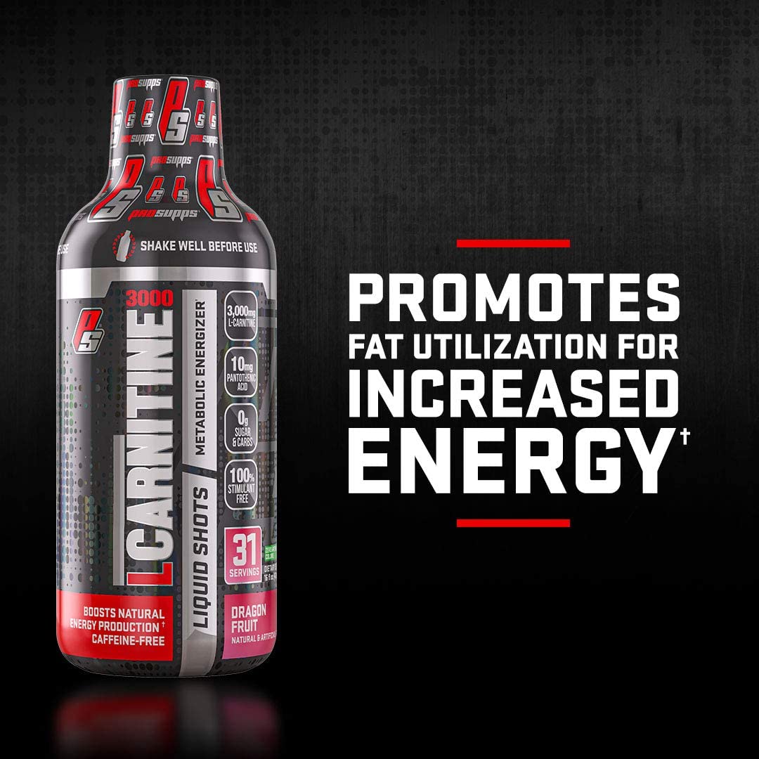 ProSupps L-Carnitine 3000 Stimulant Free Liquid Shots, Berry - 31 Servings - Image 3