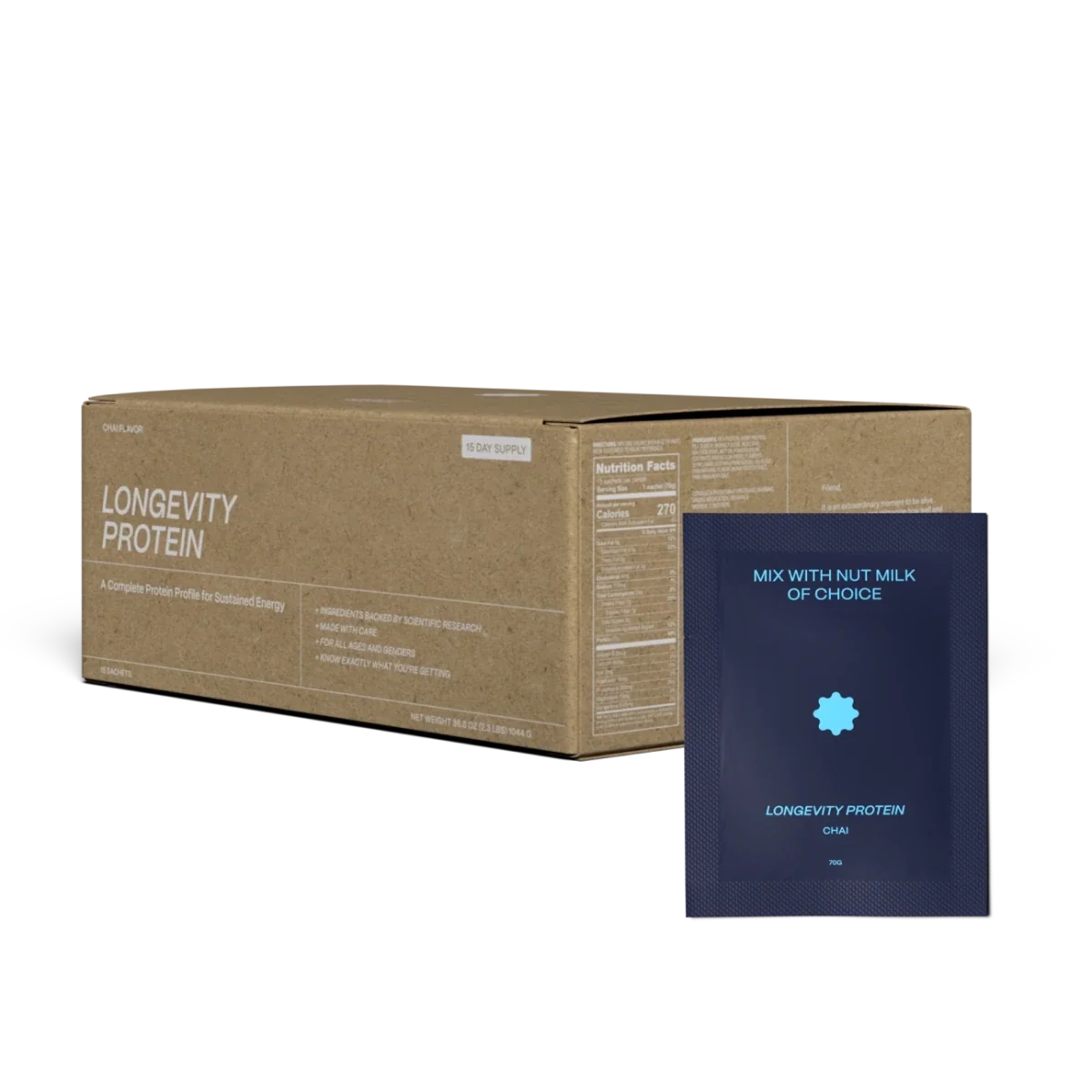 Blueprint Metabolic Protein Powder with Plant Proteins - 30g Protein, 8g Fiber
