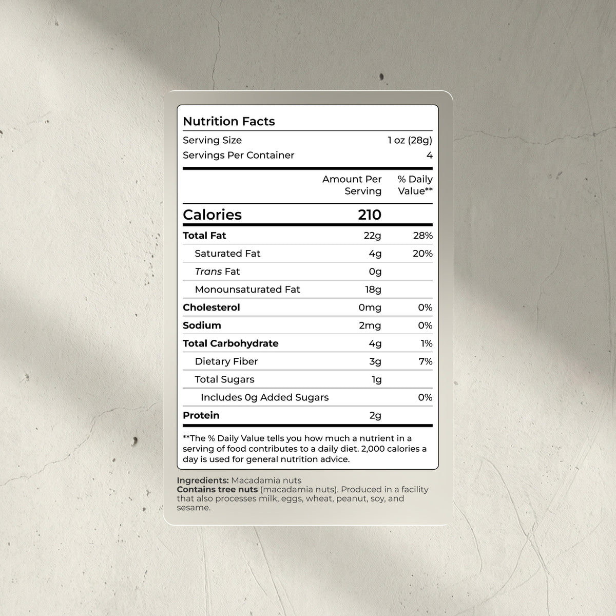Blueprint Raw Macadamias - 100% Pure, Nutrient-Dense Snack - 4 Servings