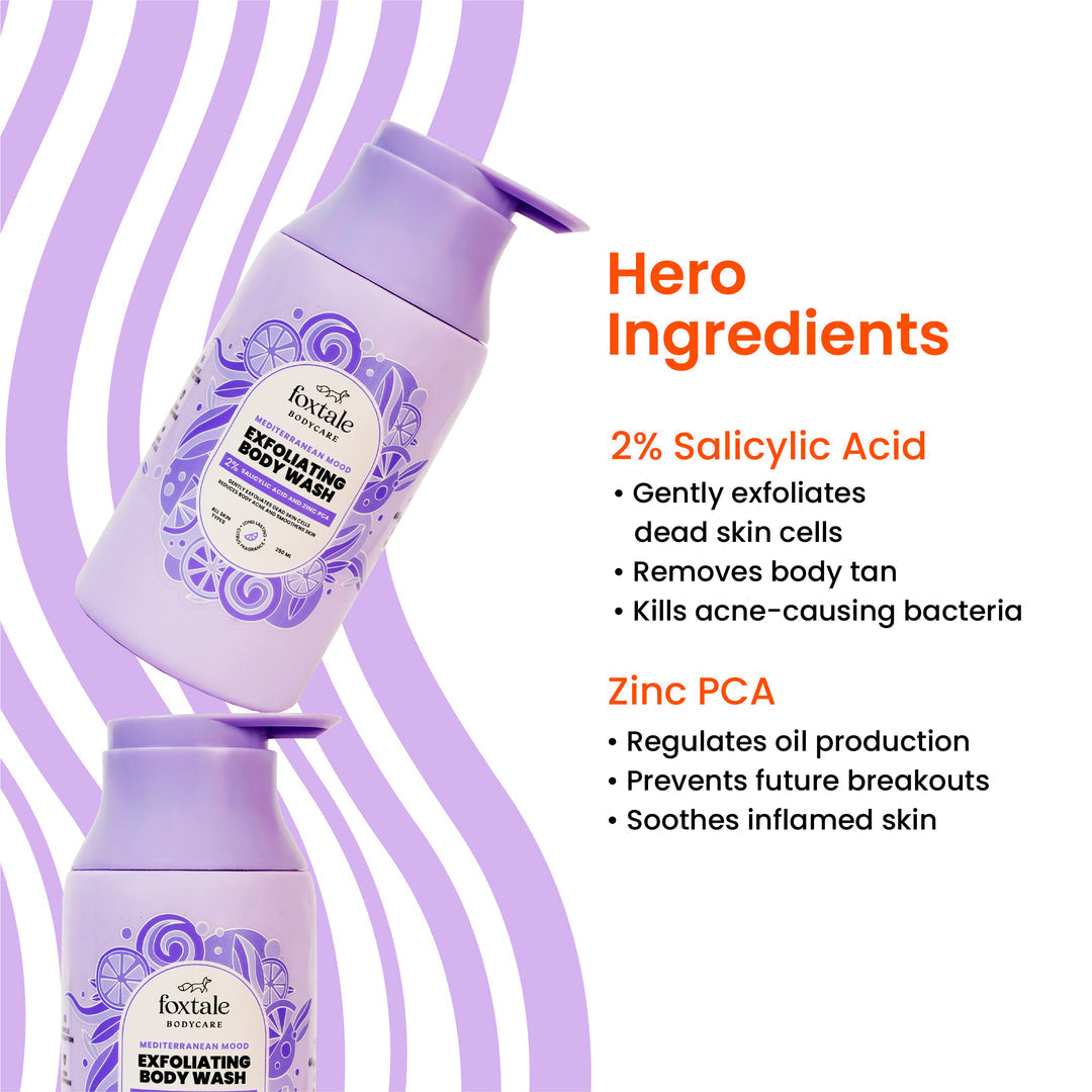 Foxtale Mediterranean Mood Exfoliating Body Wash 250ml - Image 4