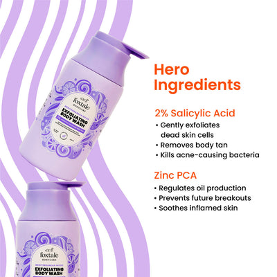 Foxtale Mediterranean Mood Exfoliating Body Wash 250ml - Image 4