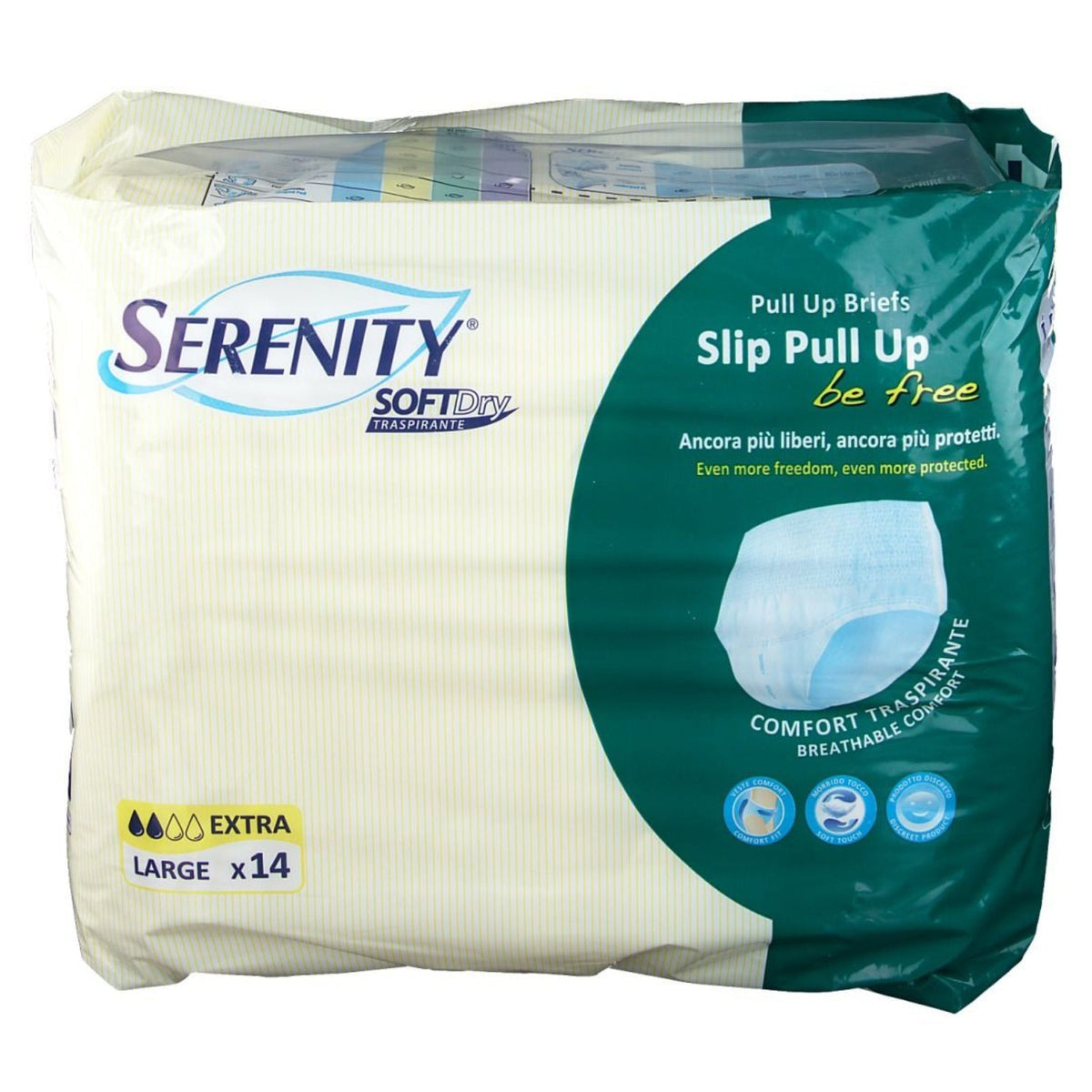 Serenity Soft Dry Pull-Up Briefs (Extra)Large-14's