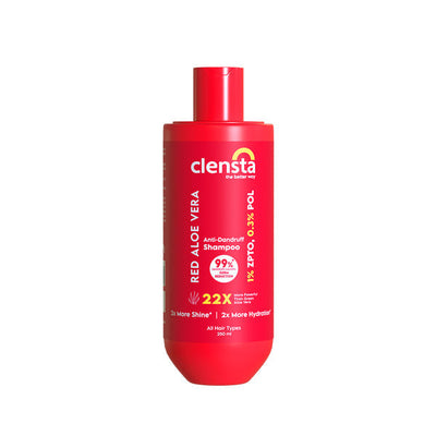 Clensta Red Aloe Vera Anti-Dandruff Shampoo, 250ml