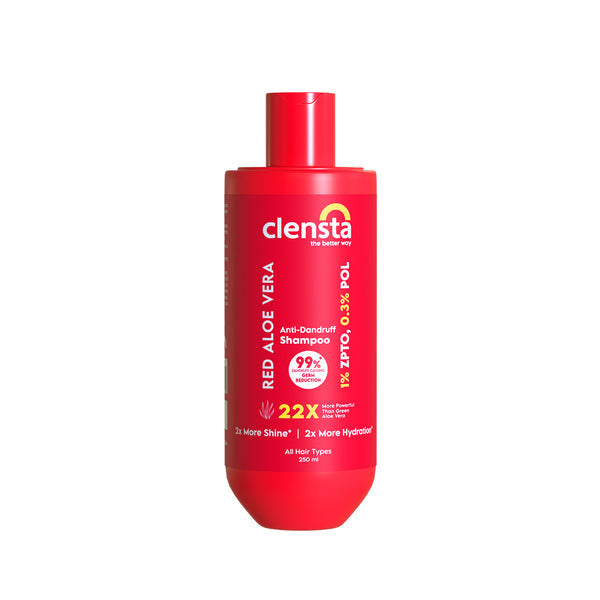 Clensta Red Aloe Vera Anti-Dandruff Shampoo, 250ml