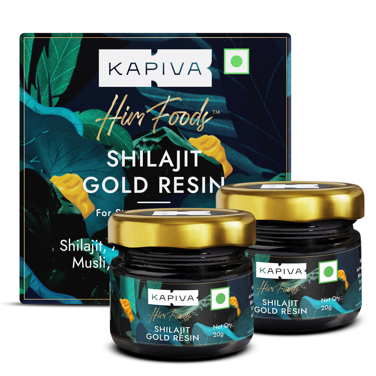 Kapiva Shilajit Gold Resin 20g Pack of 2