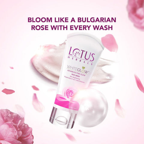 Lotus Herbal Whiteglow Advance Pink Glow Face Wash 100 Gms