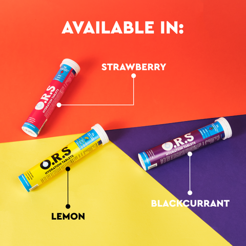 O.R.S Hydration for Kids, Natural Strawberry Electrolyte Tablets for Everyday Hydration & Wellness - 24 Tablets