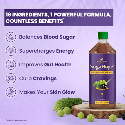 Upakarma Ayurveda SugaHope Diabetic Care Juice 1L