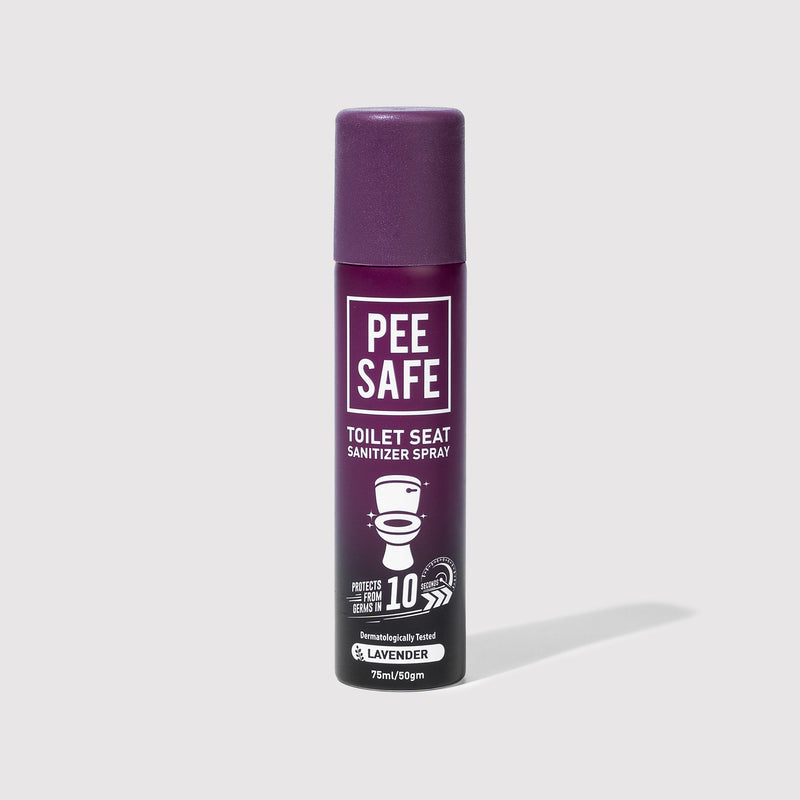 Pee Safe Toilet Seat Sanitizer Spray - Lavender, 75ml