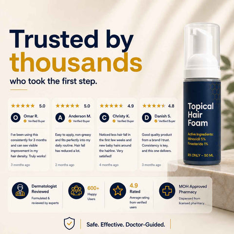 Valeo Hair Growth foam