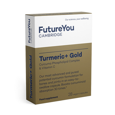FutureYou Cambridge Turmeric Gold - Curcuma Phospholipid Complex - Vegan - 28 Days