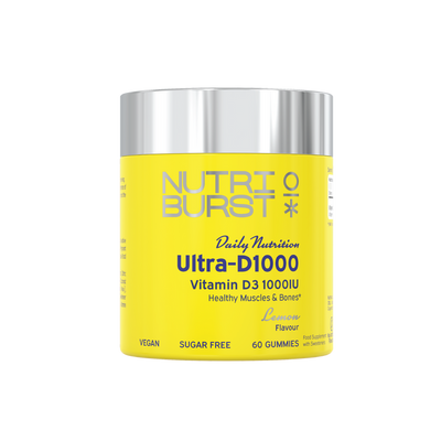 Nutriburst UltraD3 1000 IU Lemon 60 Gummies
