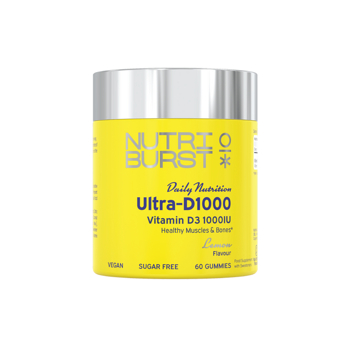 Nutriburst UltraD3 1000 IU Lemon 60 Gummies