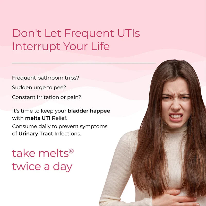 Wellbeing Nutrition Melts UTI Relief - Cranberry Fusion Flavour Oral Strips - Image 2